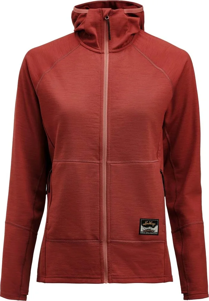 Lundhags Women's Tived Merino Hoodie Rosewood v:4198114