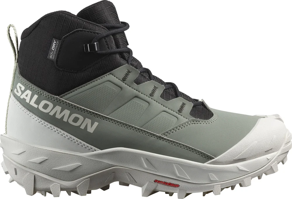 Salomon Women's Crosstrak Waterproof Agave Green/Black/Canary Green v:6228830
