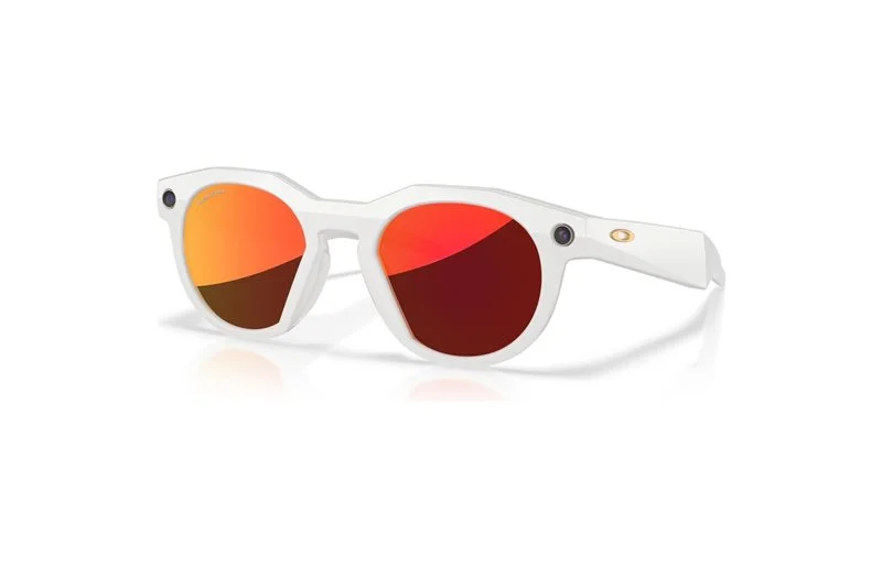 Solbriller Oakley Meta HSTN AI Smart Glasses Warm Grey/Prizm Ruby v:8706137