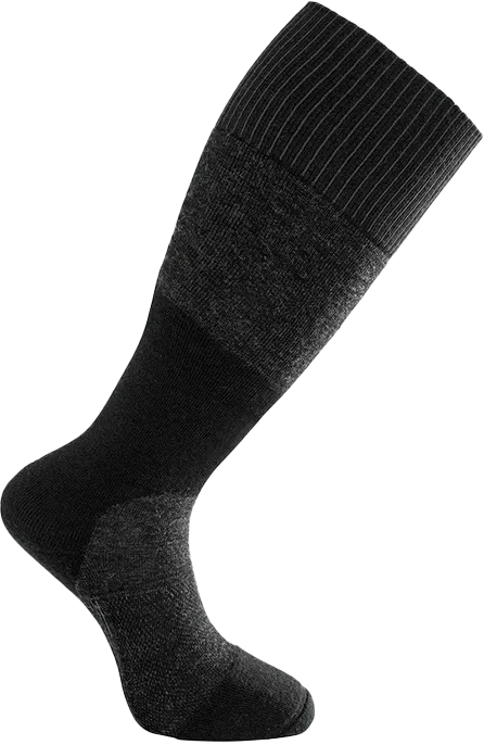 Woolpower Socks Skilled Knee High 400 Dark Grey/Black v:3061199