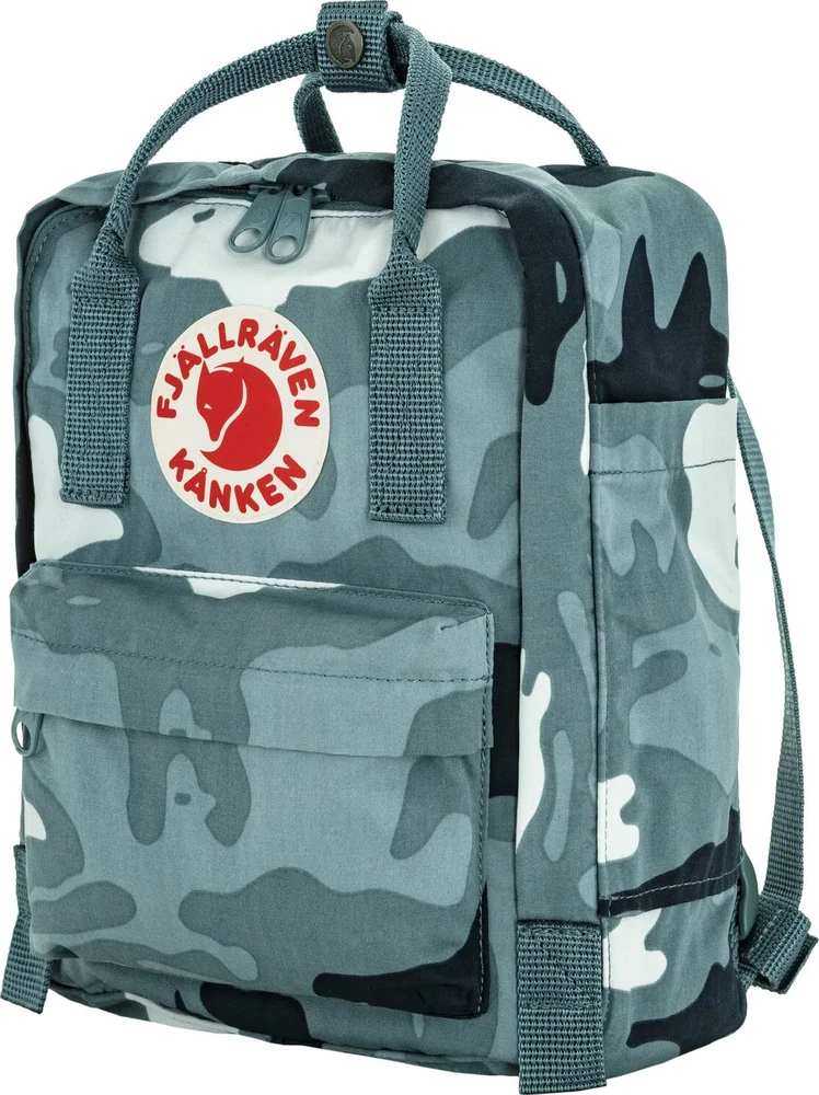 Fjällräven Kånken Graphics Mini Nimbus Blue-hidden Animals v:9377552