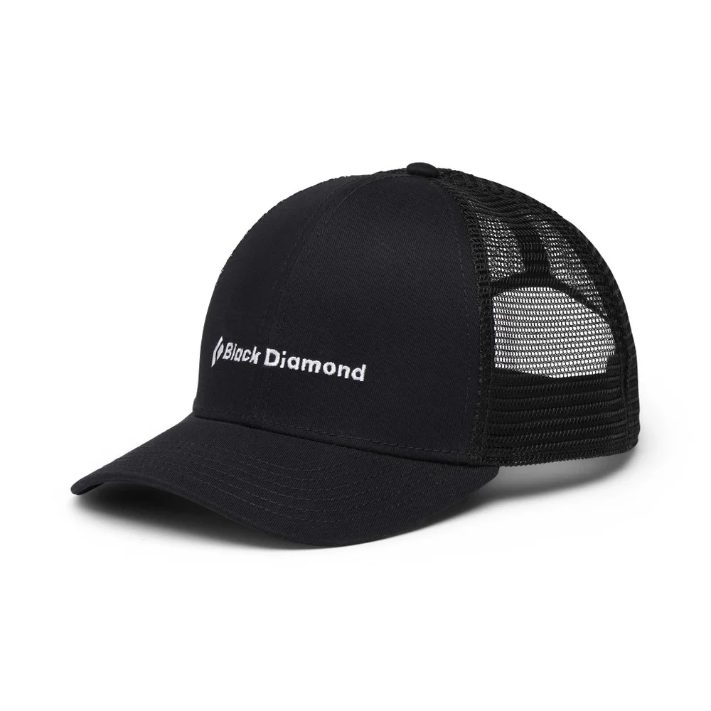 Black Diamond Men’s Trucker Hat Black/Black/BD Wordmark v:5050126 Black Diamond Men’s Trucker Hat Black/Black/BD Wordmark v:5050126