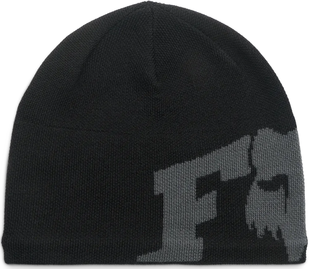 Fox F Head X Jacquard Beanie Black v:5909104