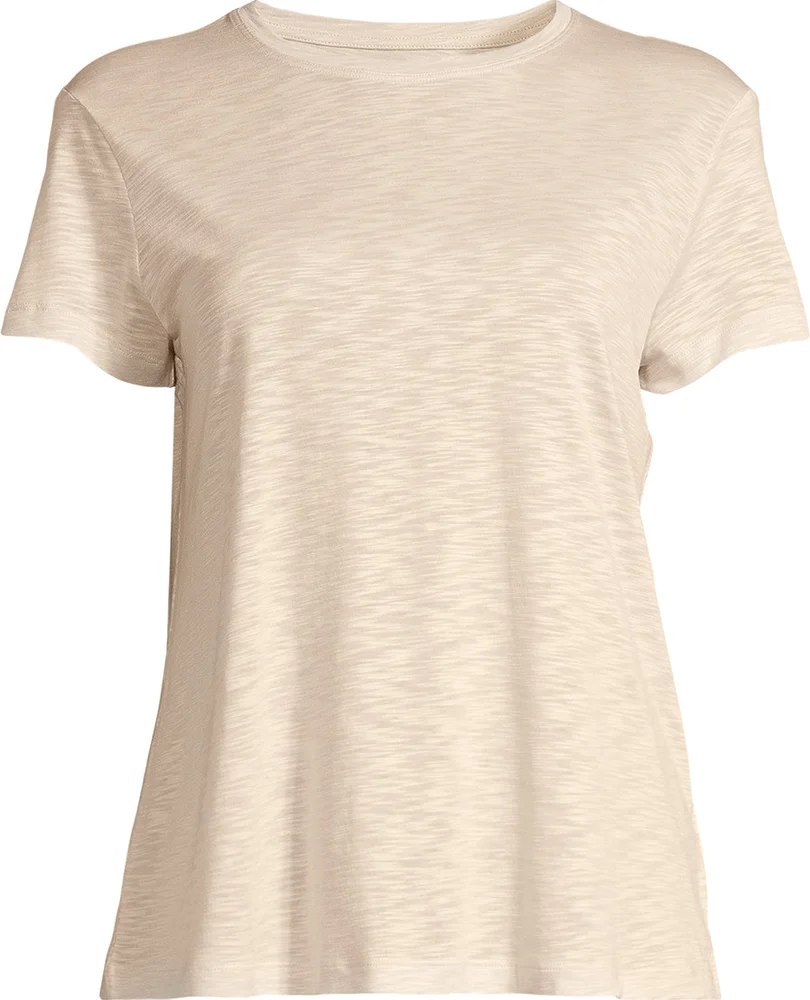 Casall Women's Soft Texture Tee Ecru v:5523365