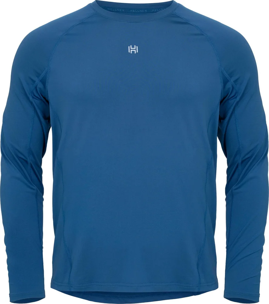 Hellner Men's Core Running Rn Long Sleeve Tee Ensign Blue v:6698445