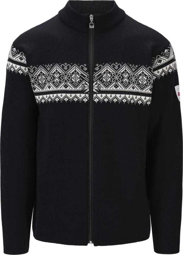 Dale of Norway Men's Moritz Jacket Dark Charcoal Black Offwhite v:3441175