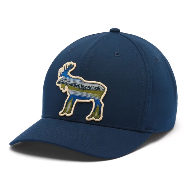 Lost Lager™ 3D Stretch Snap Back Collegiate Navy, Moose v:5216464