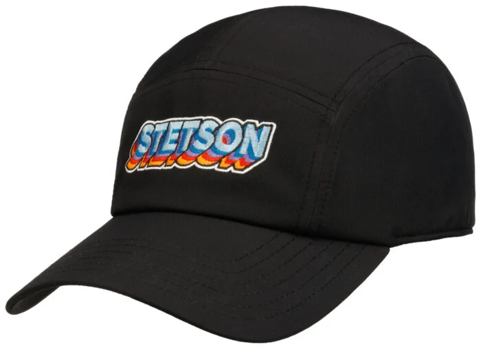 Stetson 5-Panel Stacked Letters Cap Black v:3528006