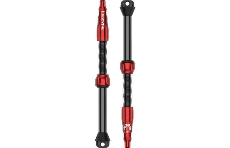 Tubelessventil Lezyne CNC TLR Valve PRO 80mm Red v:2514137