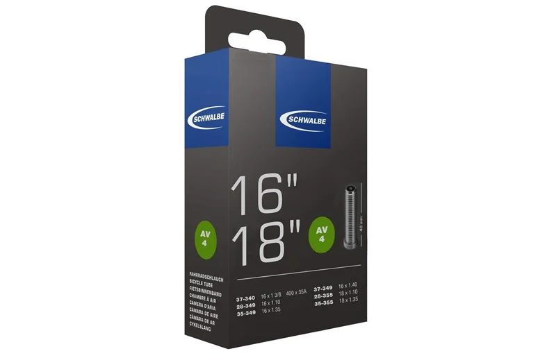 Schwalbe Sykkelslange AV 4 Standard 28/37-340/355 Bilventil 40 mm v:2896834