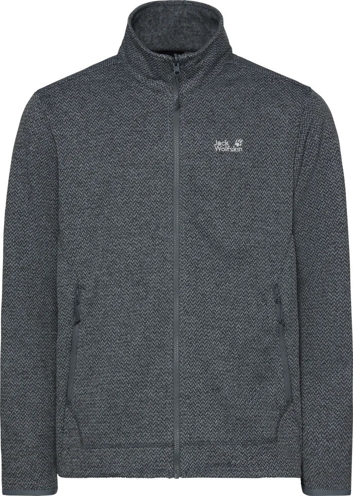 Jack Wolfskin Men’s Pinetrail Full Zip Grey Odessa v:2860441 Jack Wolfskin Men’s Pinetrail Full Zip Grey Odessa v:2860441