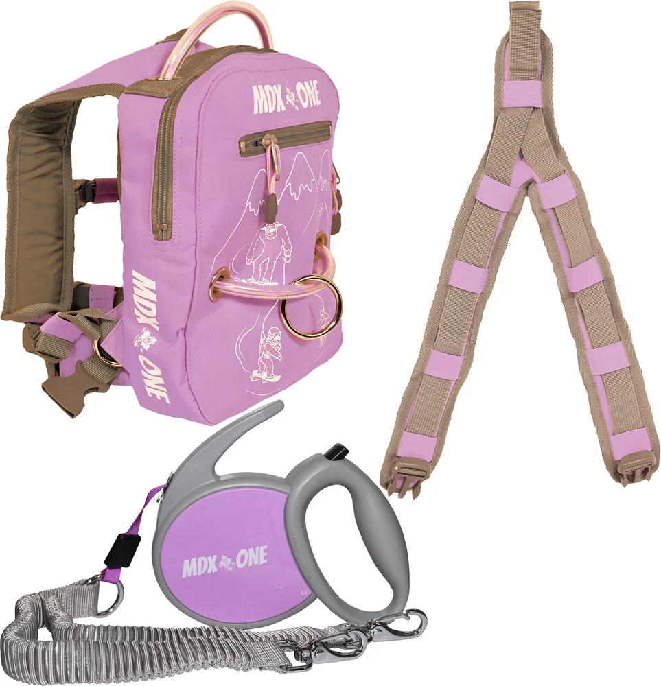 MDXone The One Snowboard And Ski Backpack Harness Lavender v:6183429