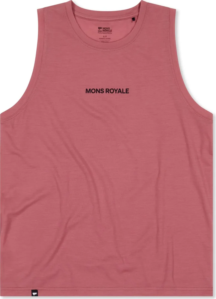 Mons Royale Women’s Icon Merino Tank Canyon Rose v:9959012