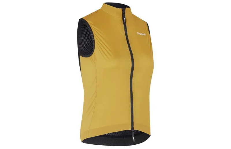 Sykkelvest GripGrab W's PACR Windproof Lightweight Vest Mustard Yellow v:4963423