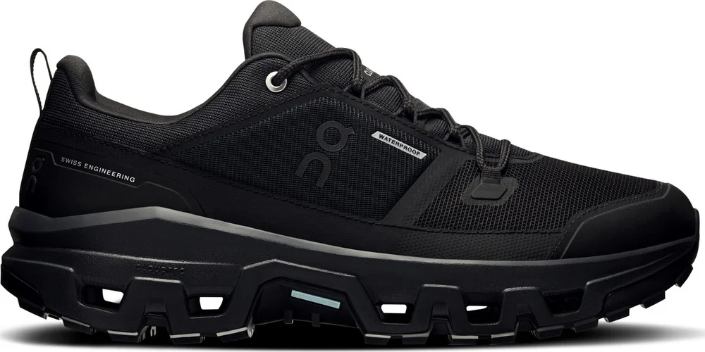 On Men’s Cloudrock Low Waterproof Black/Black v:3053901