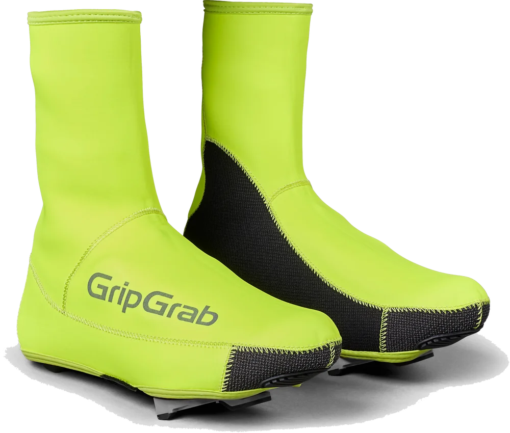 Gripgrab Unisex PACR Waterproof Winter Road Shoe Covers Yellow Hi-vis v:9901620