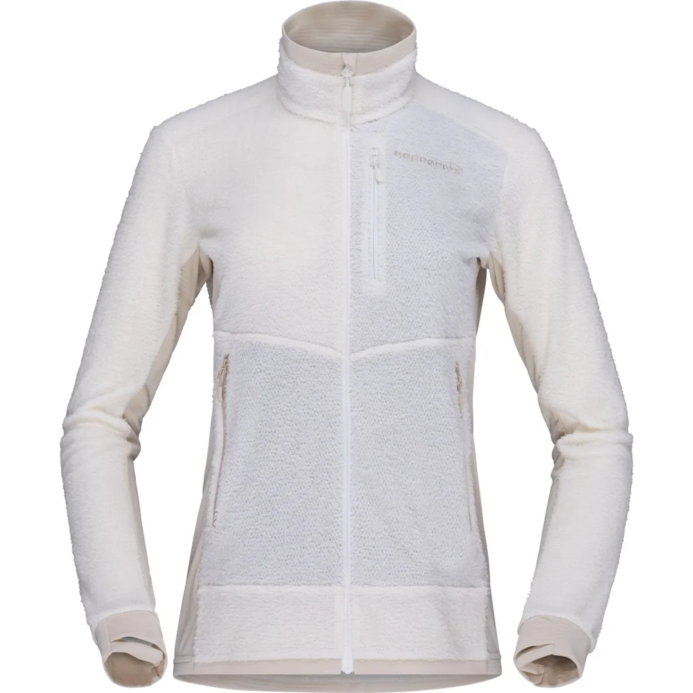 Norrøna Women's Falketind Warm1 Active Jacket Snow White/Oatmeal v:7450889