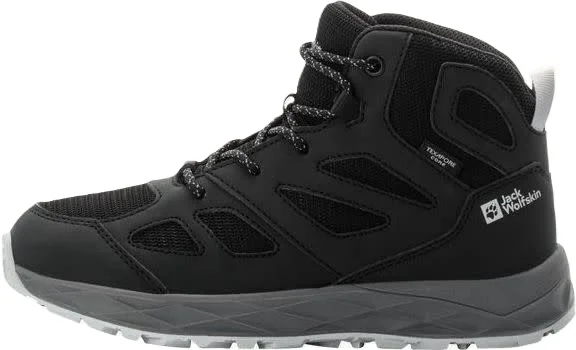 Jack Wolfskin Kids’ Woodland 2 Texapore Mid Phantom v:3157004 Jack Wolfskin Kids’ Woodland 2 Texapore Mid Phantom v:3157004