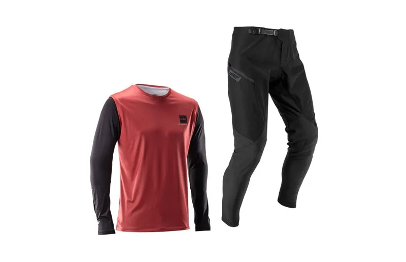 Sykkelbukser & Sykkeltrøye Leatt Ride Kit MTB Gravity 1.0 Jr Dusty Red v:4884293