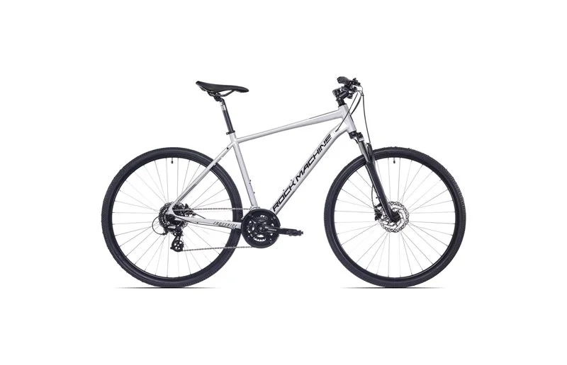 Bysykkel Rock Machine Crossride 300 Gloss Silver/Black/Grey v:7965400 Bysykkel Rock Machine Crossride 300 Gloss Silver/Black/Grey v:7965400