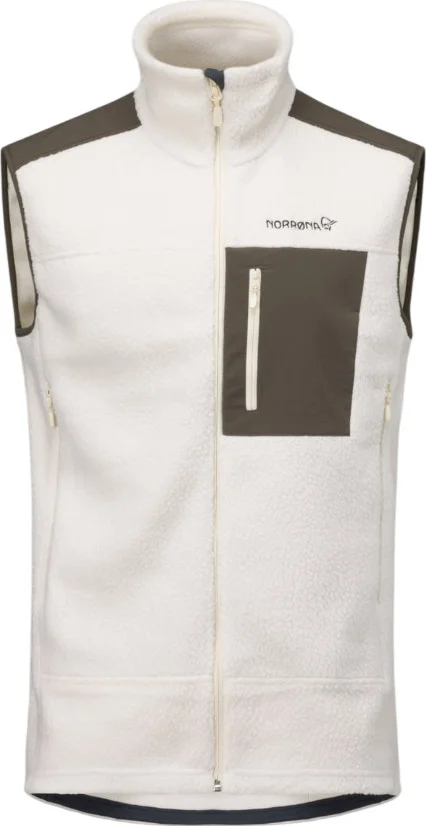 Norrøna Men's Trollveggen Warm3 Vest Whisper White v:2883519