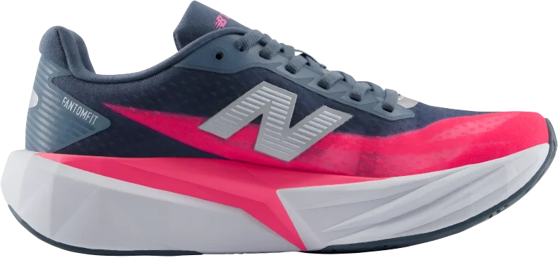 New Balance Women's Fuelcell Rebel V5 Shadow Blue / Pink Heat v:8823265