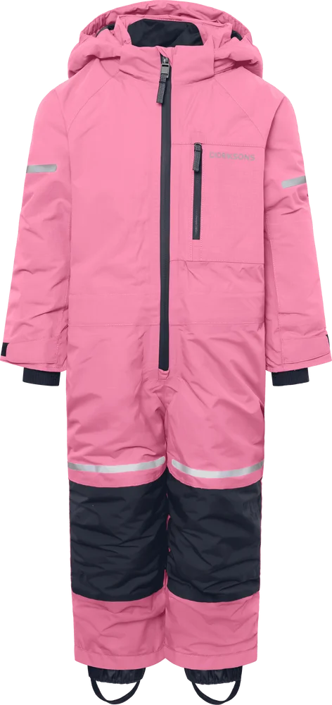 Didriksons Kids' Falken Coverall Heather Pink v:6093688