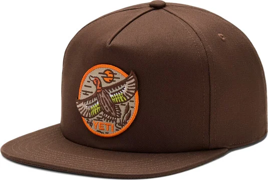 Yeti Built For The Wild Duck Flat Brim Hat Dark Brown v:2869297 Yeti Built For The Wild Duck Flat Brim Hat Dark Brown v:2869297