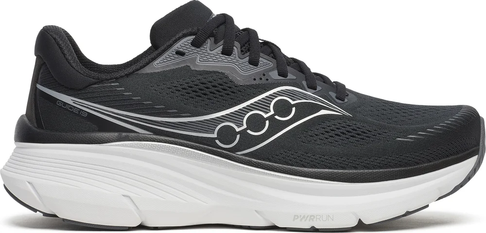 Saucony Men’s Guide 19 Black/silver v:8431091 Saucony Men’s Guide 19 Black/silver v:8431091
