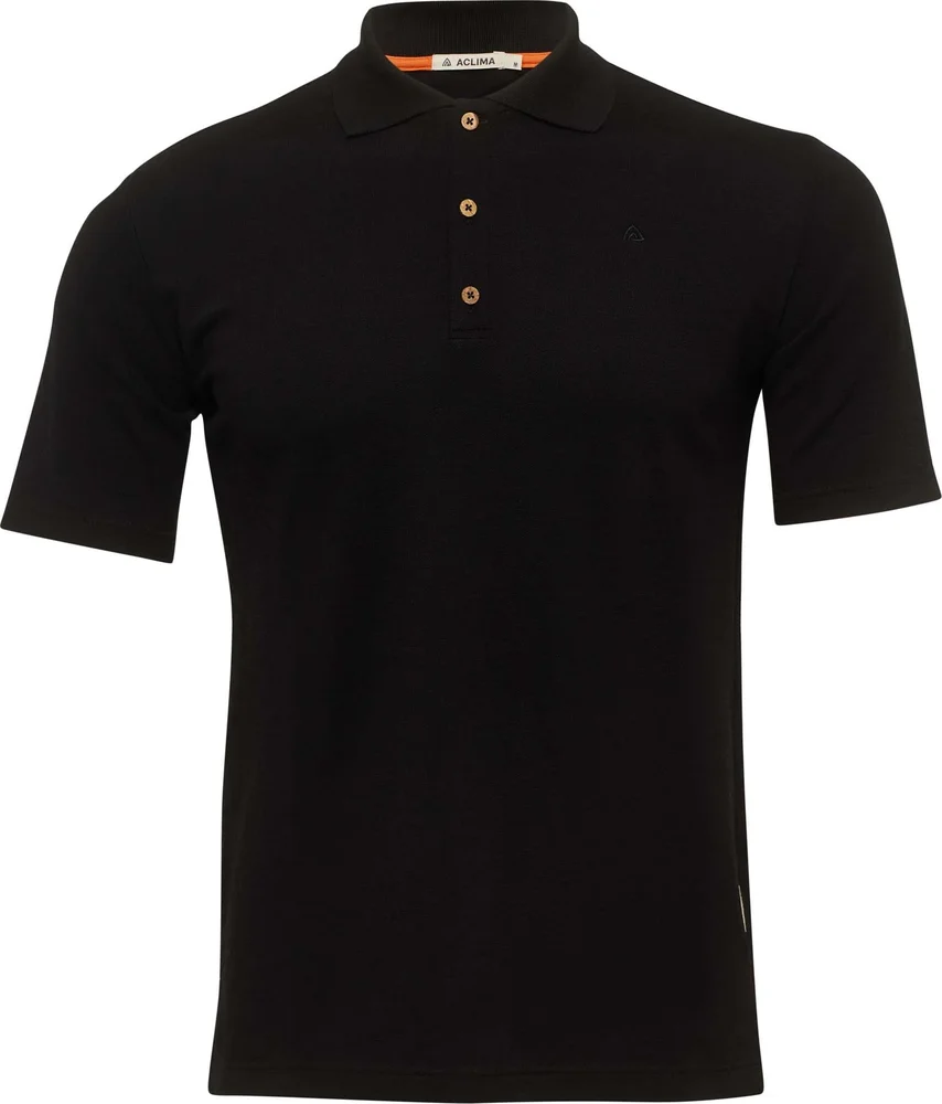 Aclima Men’s LeisureWool Pique Shirt Jet Black v:3027941 Aclima Men’s LeisureWool Pique Shirt Jet Black v:3027941