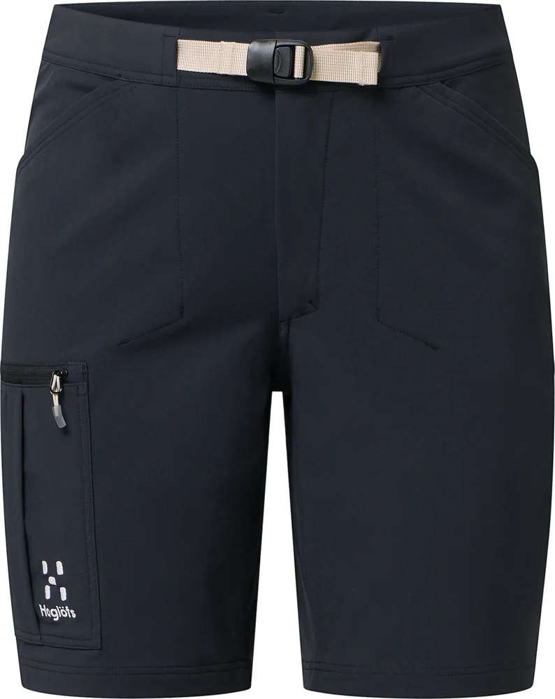 Haglöfs Women's Lizard Softshell Shorts True Black v:8622956