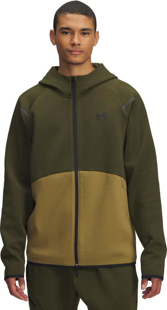 Under Armour Men’s UA Unstoppable Fleece Full-Zip Hoodie Expedition Green v:1624655 Under Armour Men’s UA Unstoppable Fleece Full-Zip Hoodie Expedition Green v:1624655