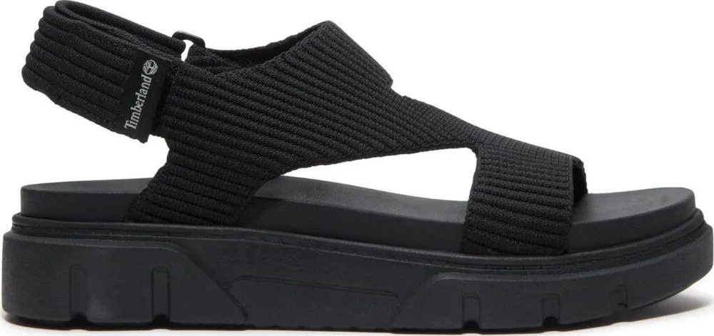 Timberland Women’s Backstrap Sandal Black Knit v:3187305 Timberland Women’s Backstrap Sandal Black Knit v:3187305