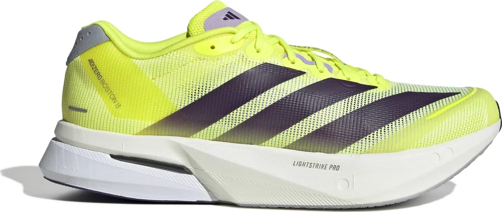 Adidas Men's Adizero Boston 13 Solar Yellow / Aurora Plum / Powder Plum v:4371203