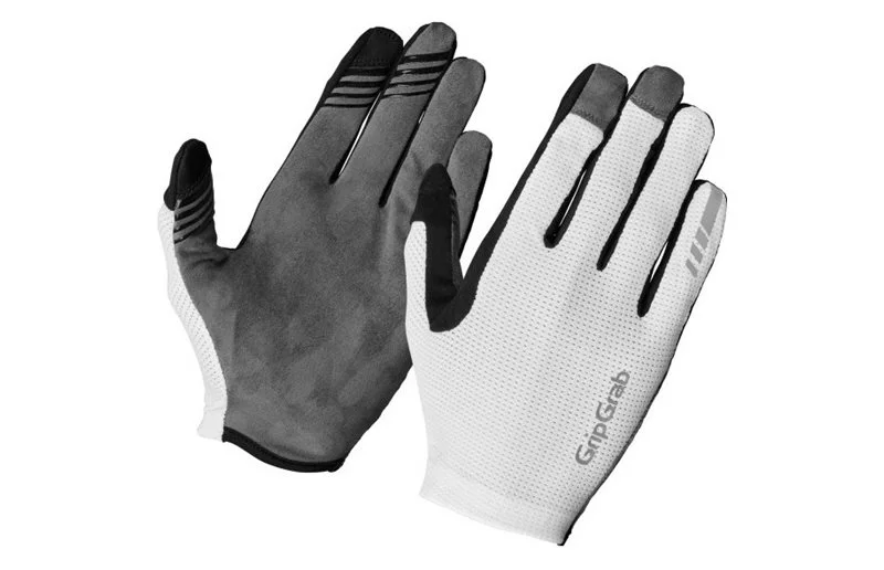 Sykkelhansker GripGrab PACR InsideGrip™ Full Finger Summer Gloves White v:7671828