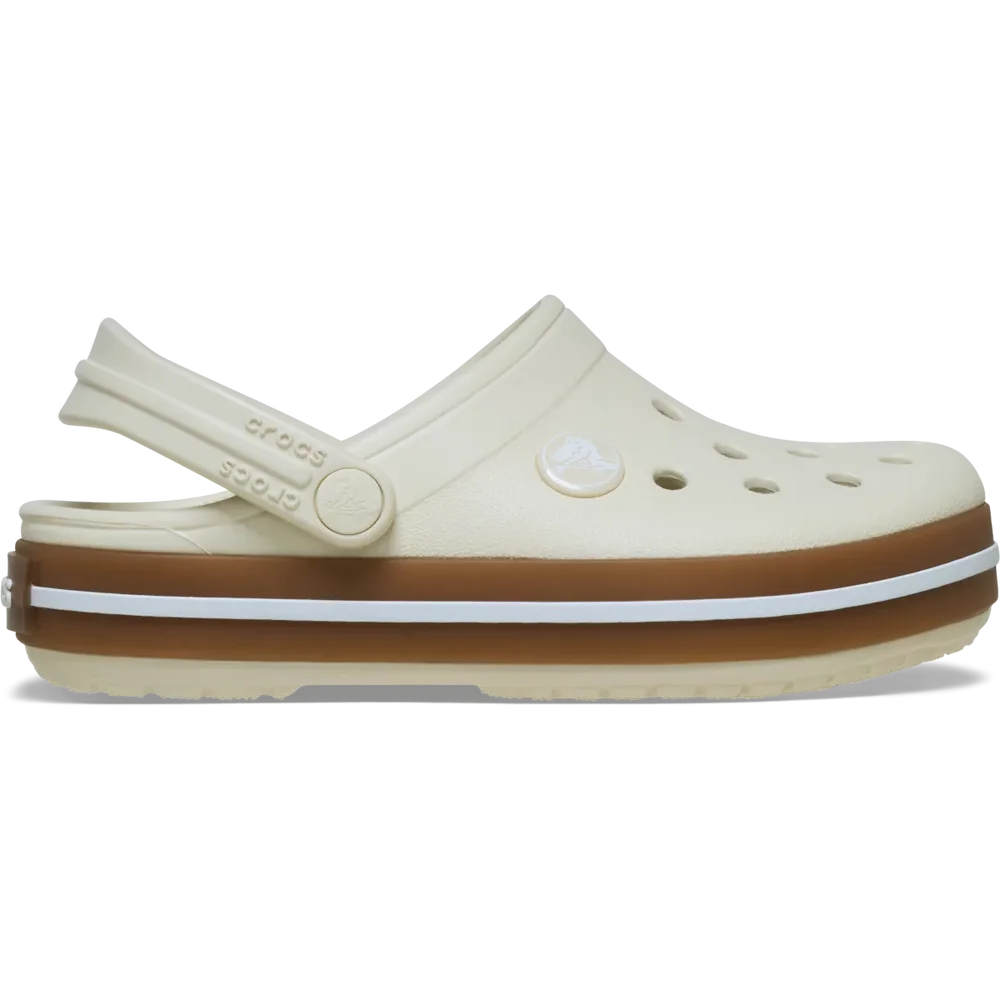 Crocs Kids’ Crocband Gum Clog Summit White v:3174612 Crocs Kids’ Crocband Gum Clog Summit White v:3174612