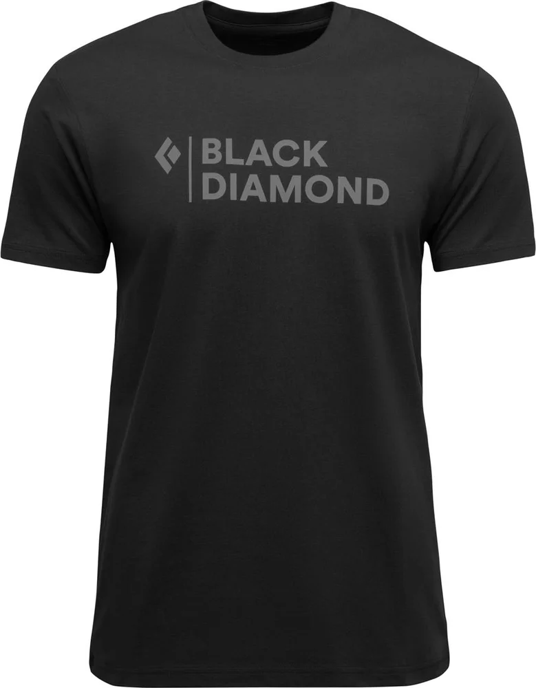 Black Diamond Men's Mini Stacked Short Sleeve Tee Black v:5718357