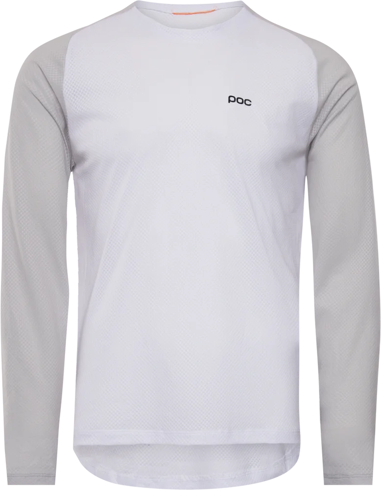 POC Men's Motion Air Long Sleeve MTB Jersey Hydrogen White v:8373240
