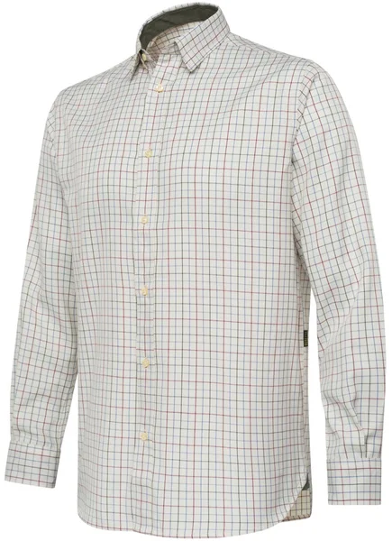 M’s Charlow LS Shirt White & Green Check v:7094745 M’s Charlow LS Shirt White & Green Check v:7094745