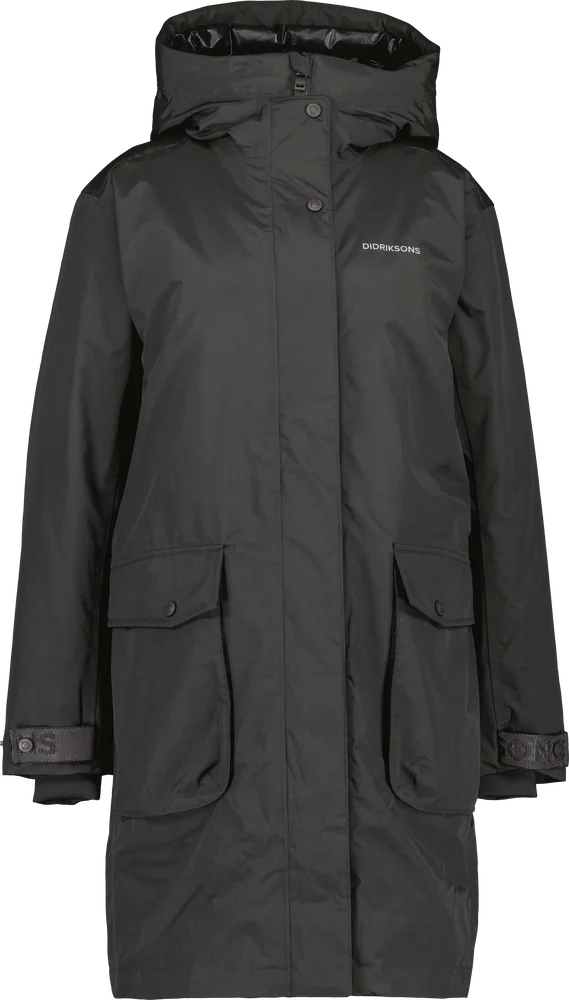 Didriksons Women’s Ilsa Parka Black v:3993260 Didriksons Women’s Ilsa Parka Black v:3993260