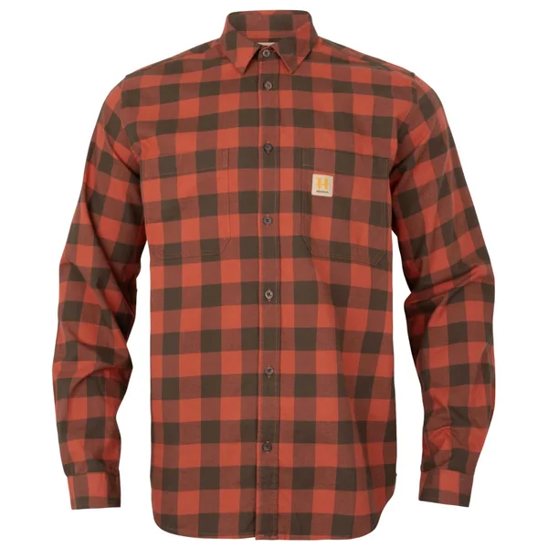 Scandinavian Långärmad Skjorta Autumn Orange Check v:8012708 Scandinavian Långärmad Skjorta Autumn Orange Check v:8012708