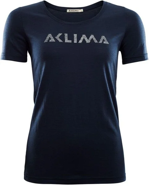 Aclima W’s LightWool T-shirt Logo Navy Blazer v:1808942 Aclima W’s LightWool T-shirt Logo Navy Blazer v:1808942
