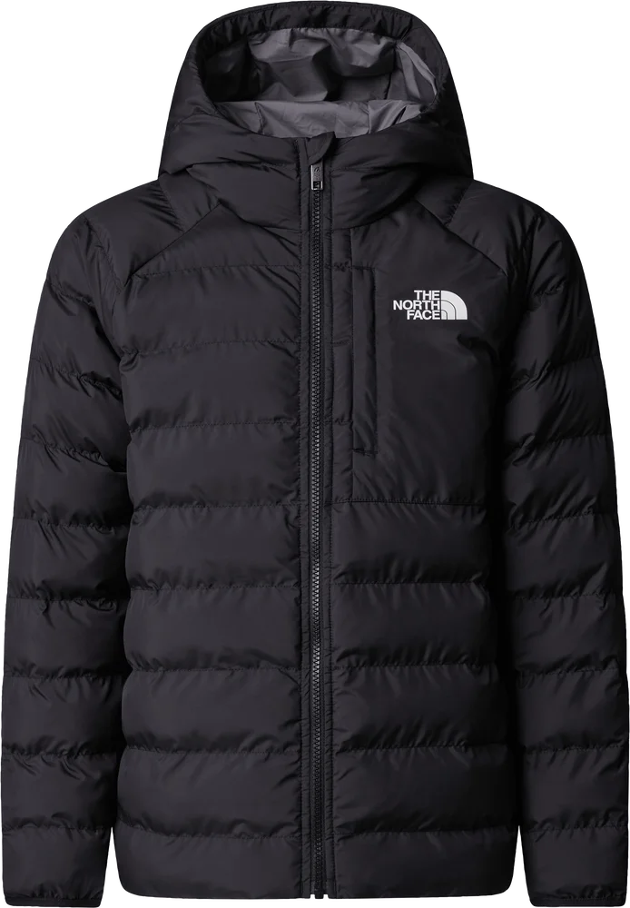 The North Face Boys’ Reversible Perrito Hooded Jacket TNF Black/Smoked Pearl v:2562251 The North Face Boys’ Reversible Perrito Hooded Jacket TNF Black/Smoked Pearl v:2562251