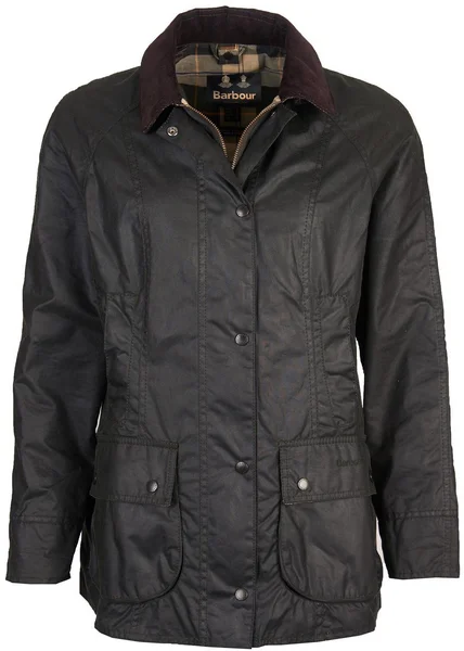 W's Beadnell Wax Jacket Sage v:3655837