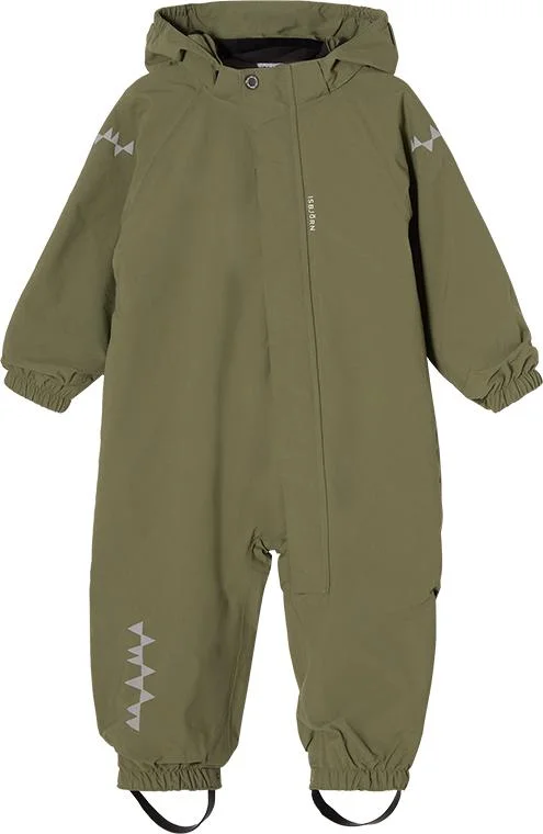 Isbjörn of Sweden Toddlers' Puddle Shell Overall Moss v:7905889