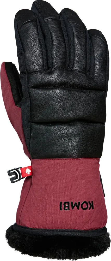 Kombi Women's Spicy Glove Rosewood Red v:3735847