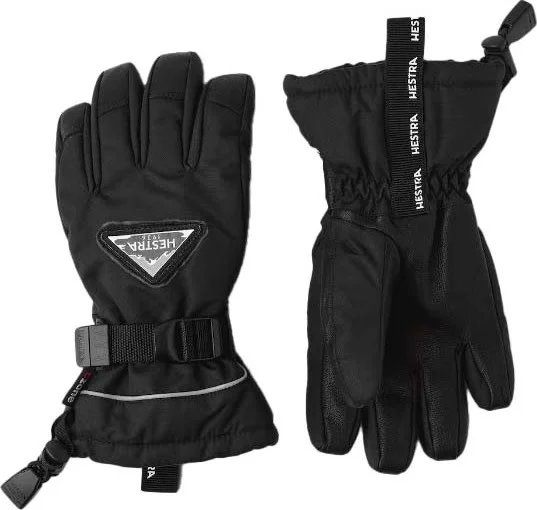 Hestra Kids' Skare CZone 5 Finger Black v:7900788
