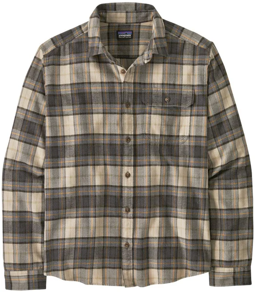 M's L/S Lightweight Fjord Flannel Shirt Spotter/Forge Grey v:3953280