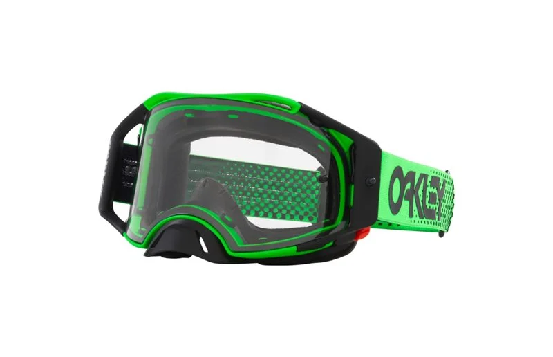 Goggles Oakley Airbrake MX Moto Green-Clear v:4591836