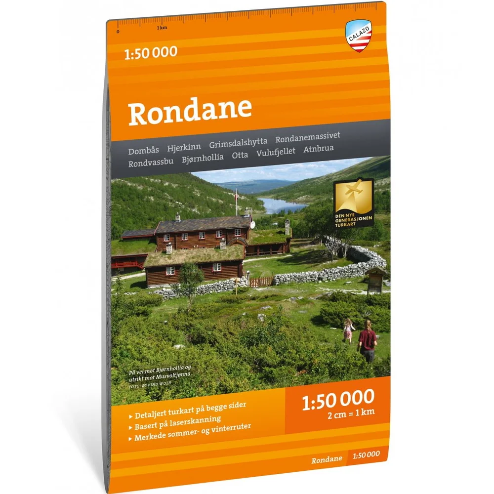 Calazo förlag Turkart Rondane 1:50 000 NoColour v:9366888